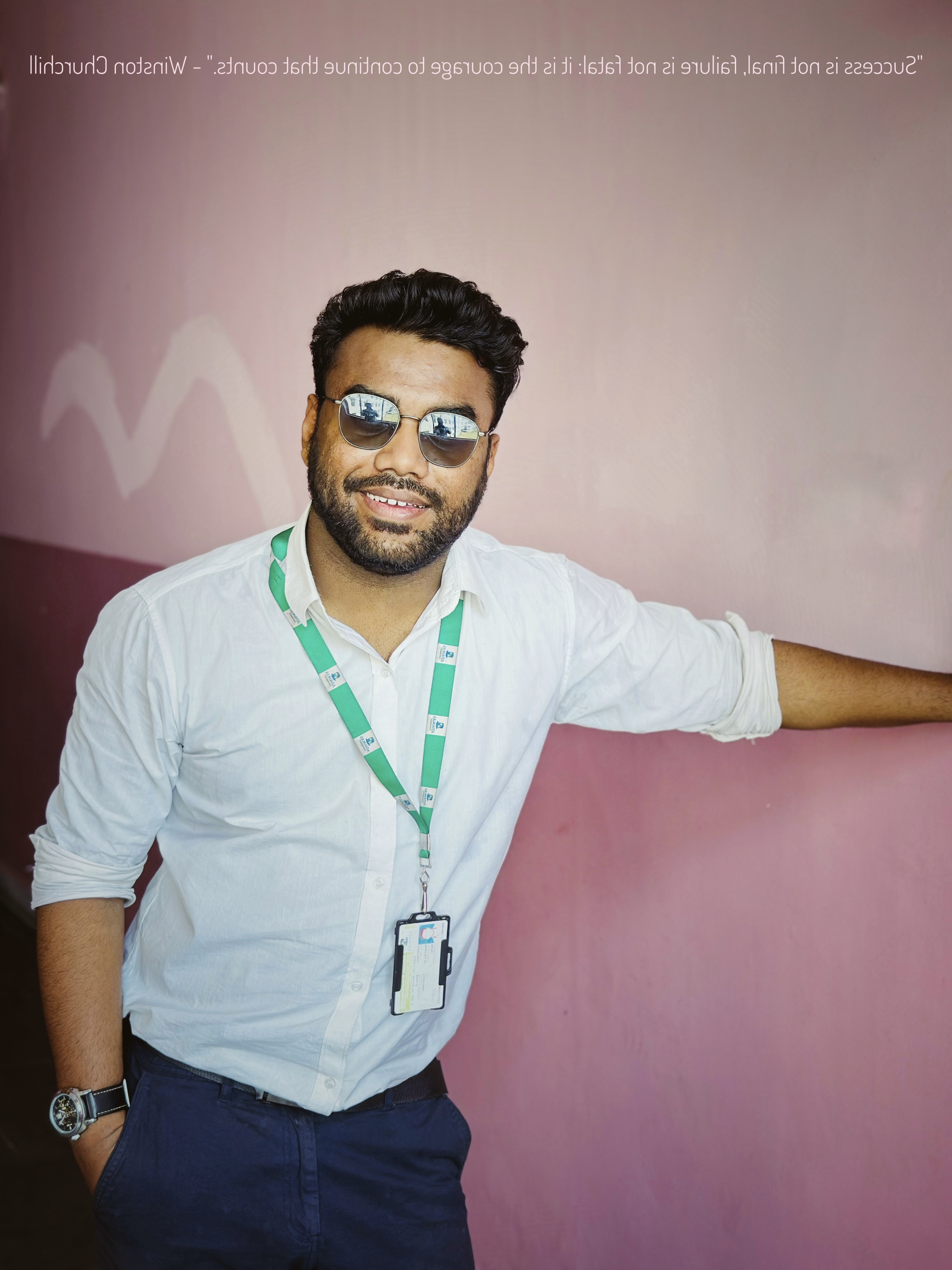 Rishi Barua at work